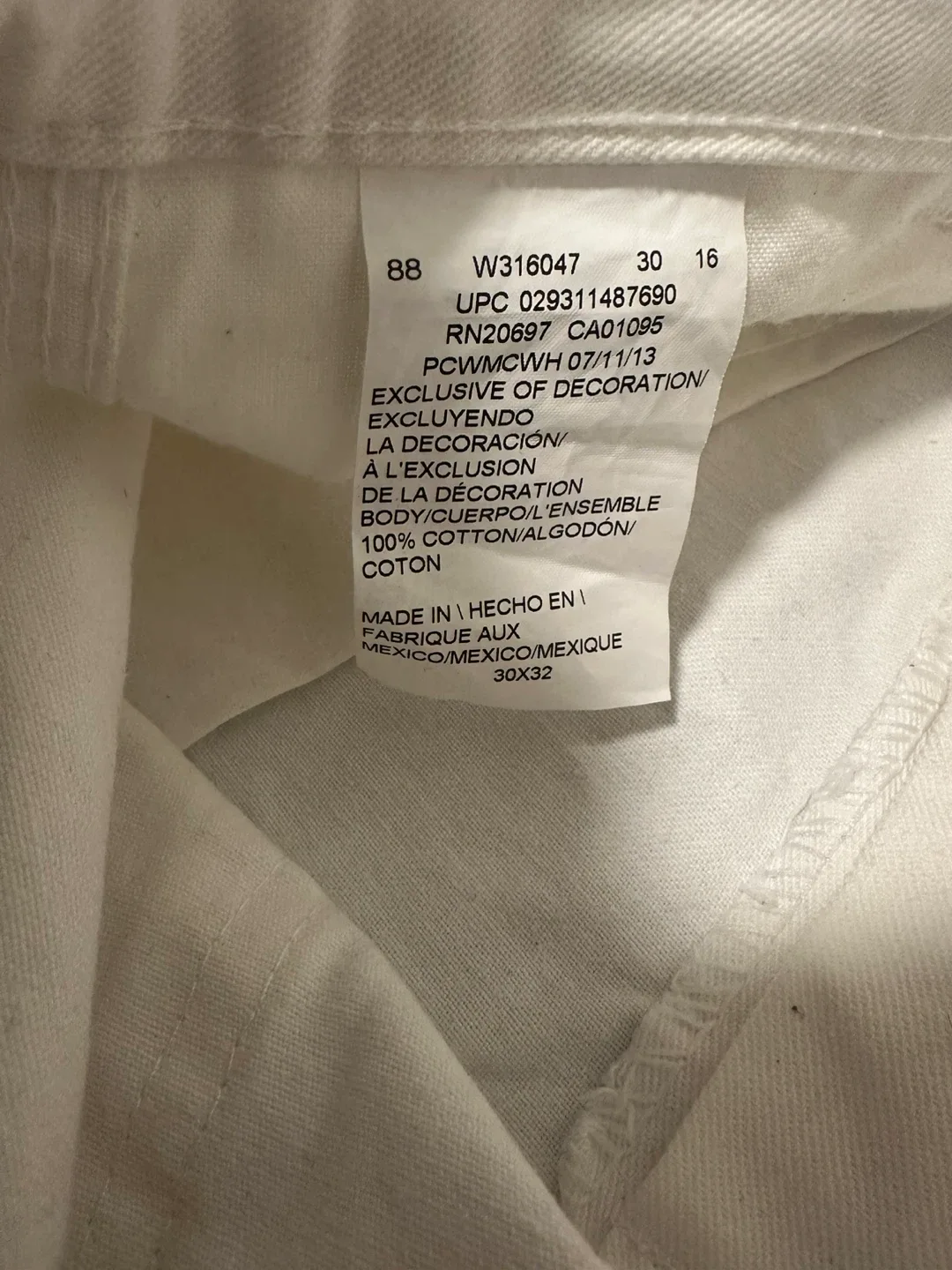 Dickies White Painter Pants Size 30x32 image indicator(5)