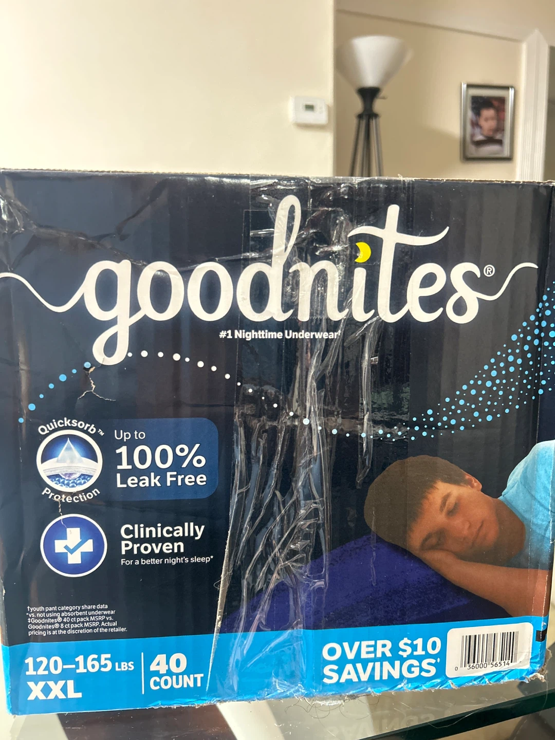 Goodnites Nighttime Underwear XXL (120-165 lbs) 40 Count - photo 2