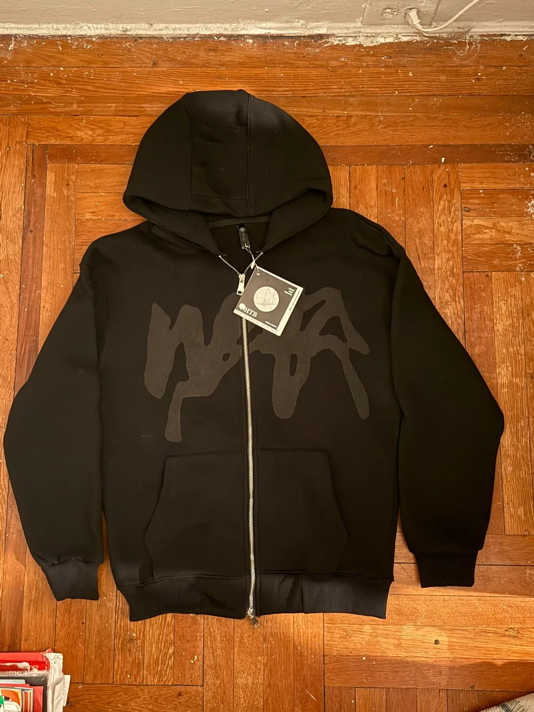 HTB Full-Zip Hoodie - Black