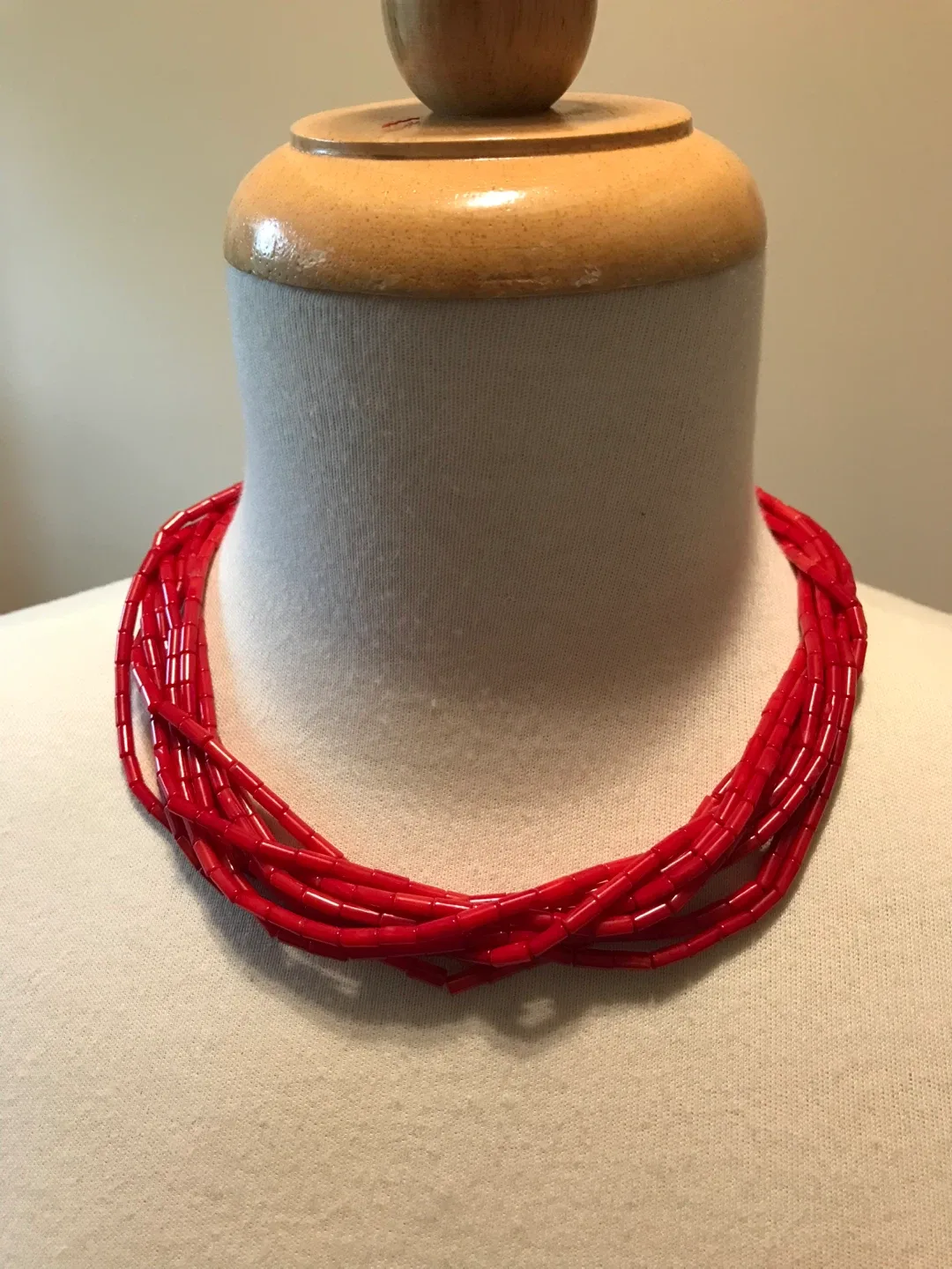 Red Beaded Necklace