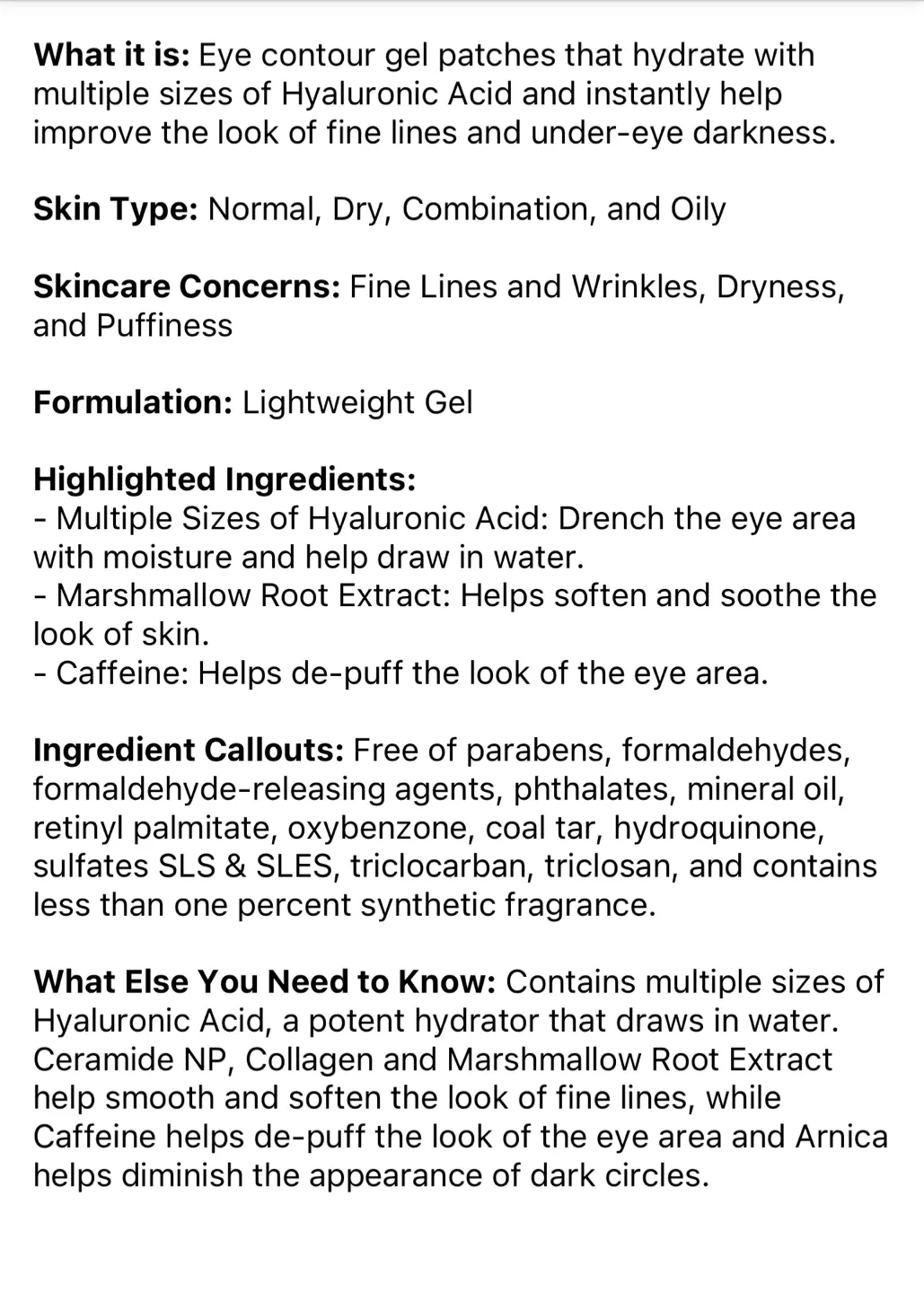 Peter Thomas Roth Hyaluronic Cloud Eye Patches image indicator(3)