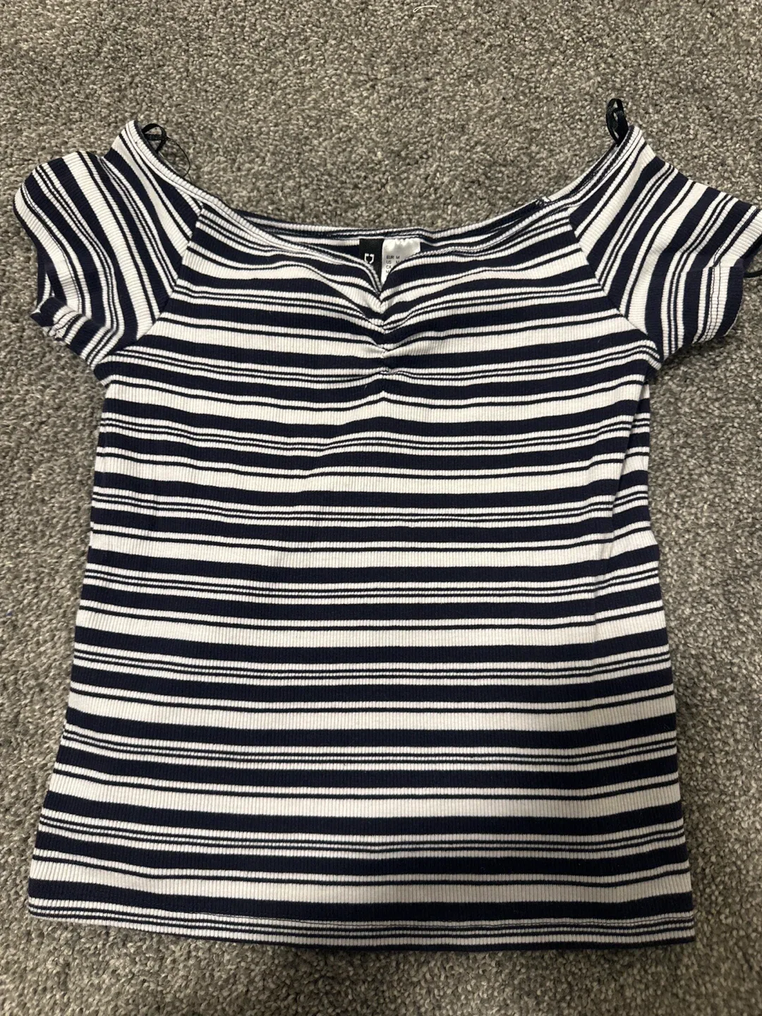 H&M Divided Striped Top - Size M