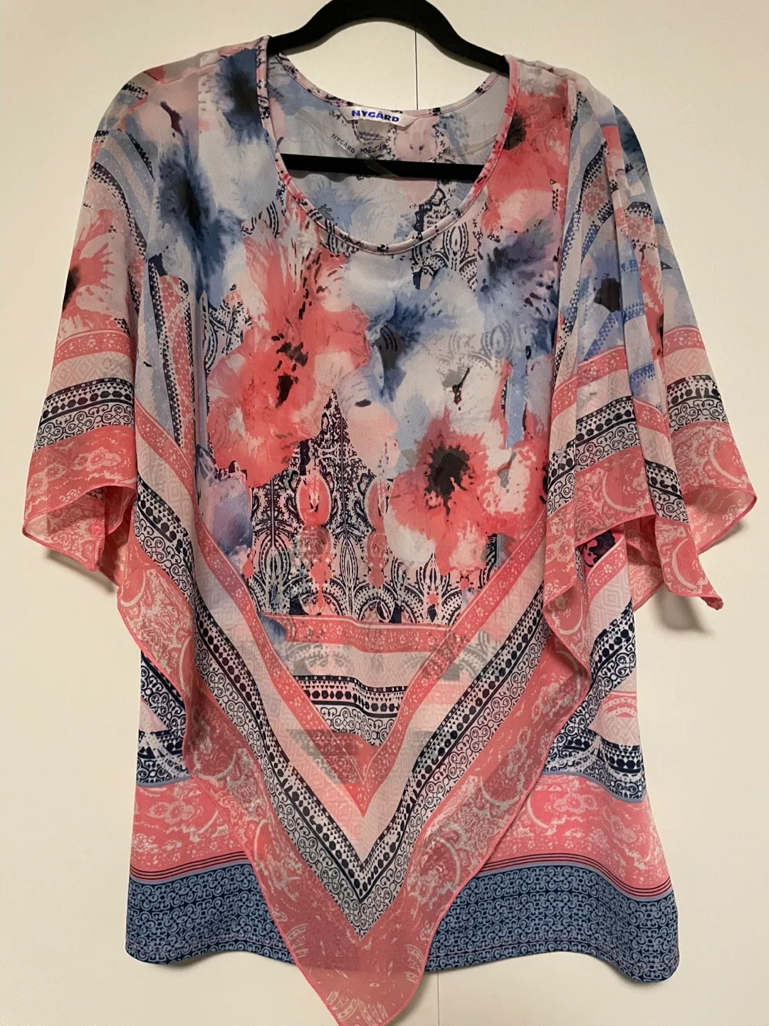 Nygård Floral Print Tunic - Size L/G