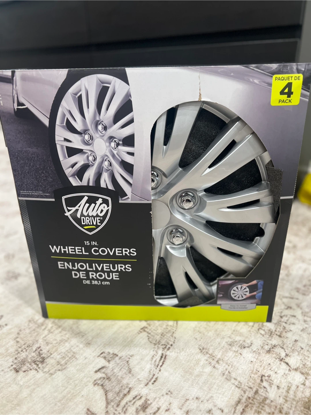 Auto Drive 15 in. Wheel Covers - New in Box!