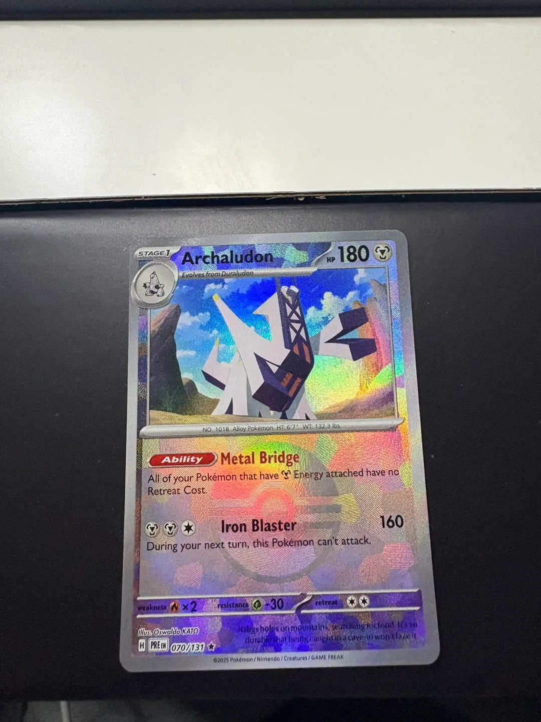 Archaludon Pokémon Card