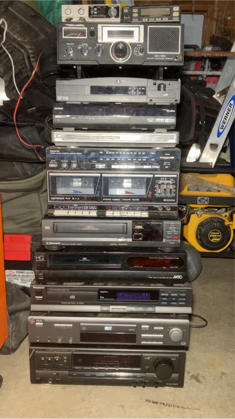 Electronics –  Radios / Stereo / DVD / VCR / Cassette Deck