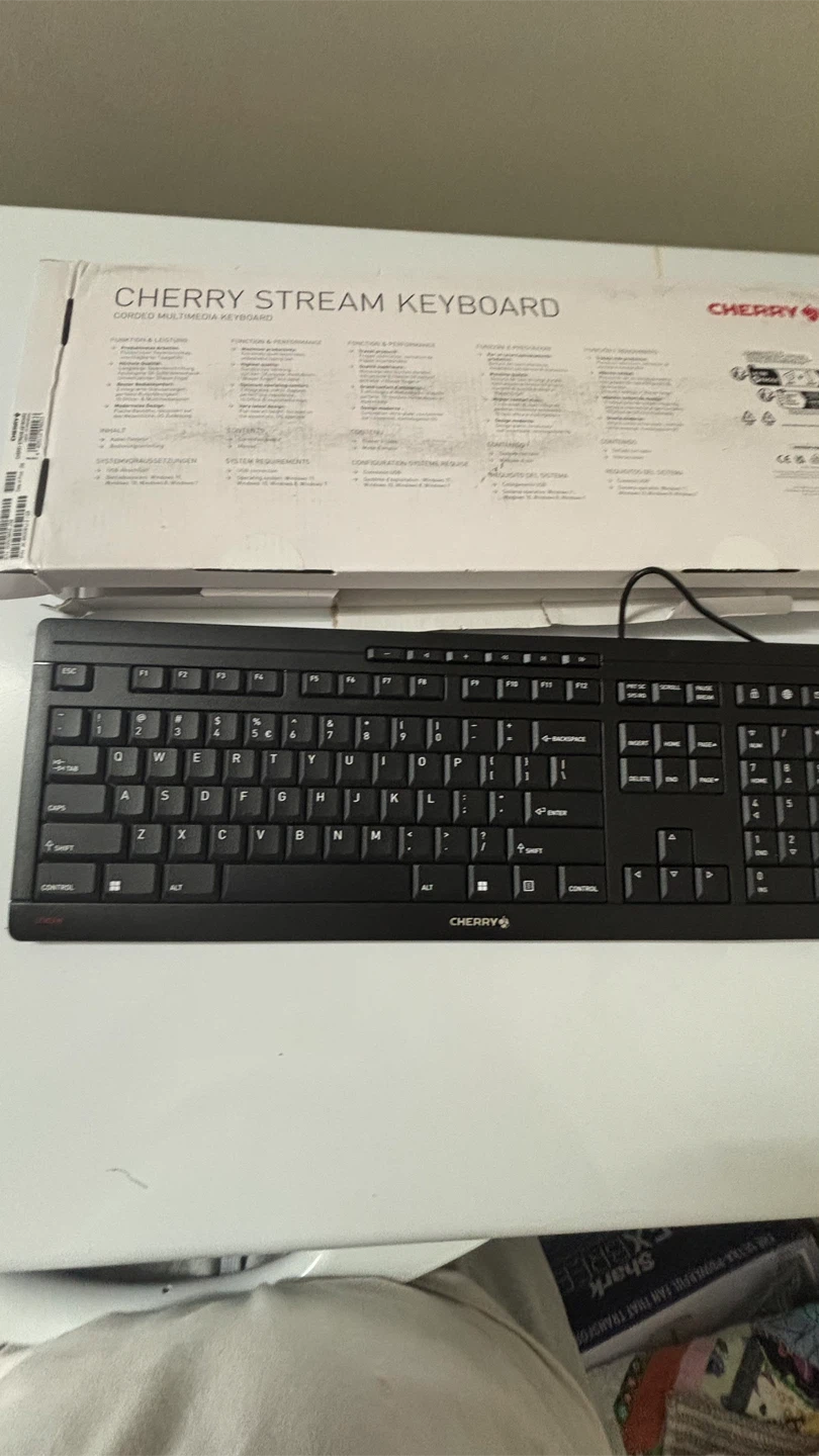 Cherry Stream Corded Keyboard - Black - photo 2