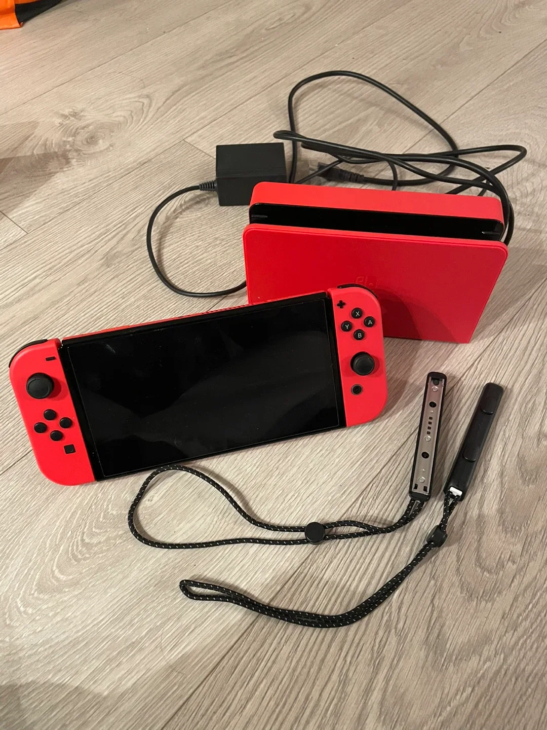 OLED Mario Red Nintendo Switch with Dock