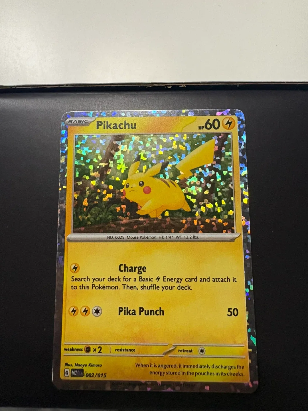 Pikachu Pokemon Card