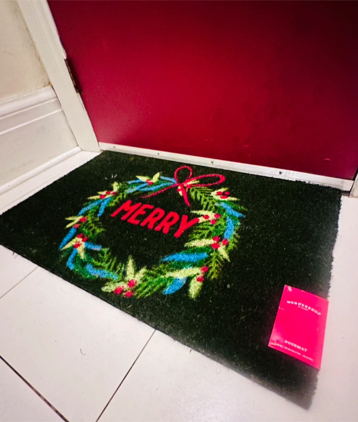 Wondershop Merry Christmas Doormat - New in Box!
