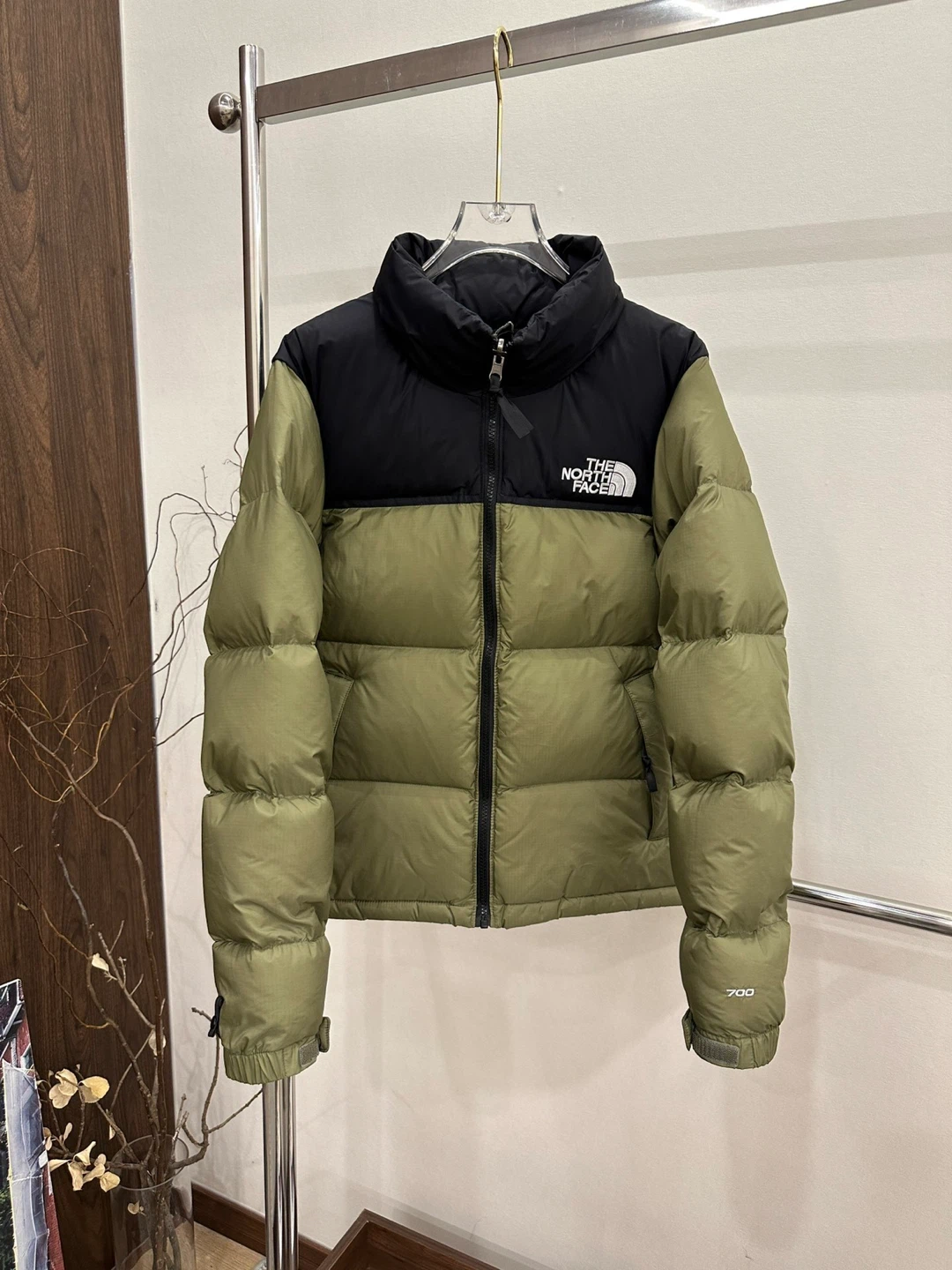 The North Face 700 Puffer Jacket Olive