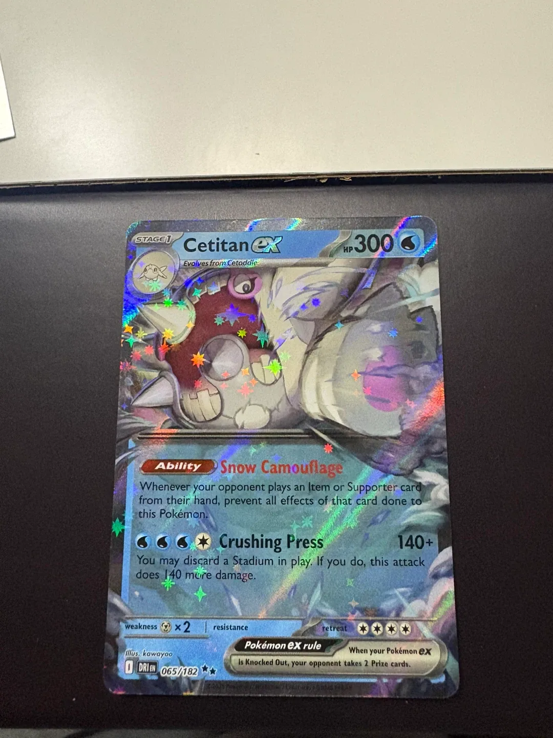 Cetitan Pokemon Card