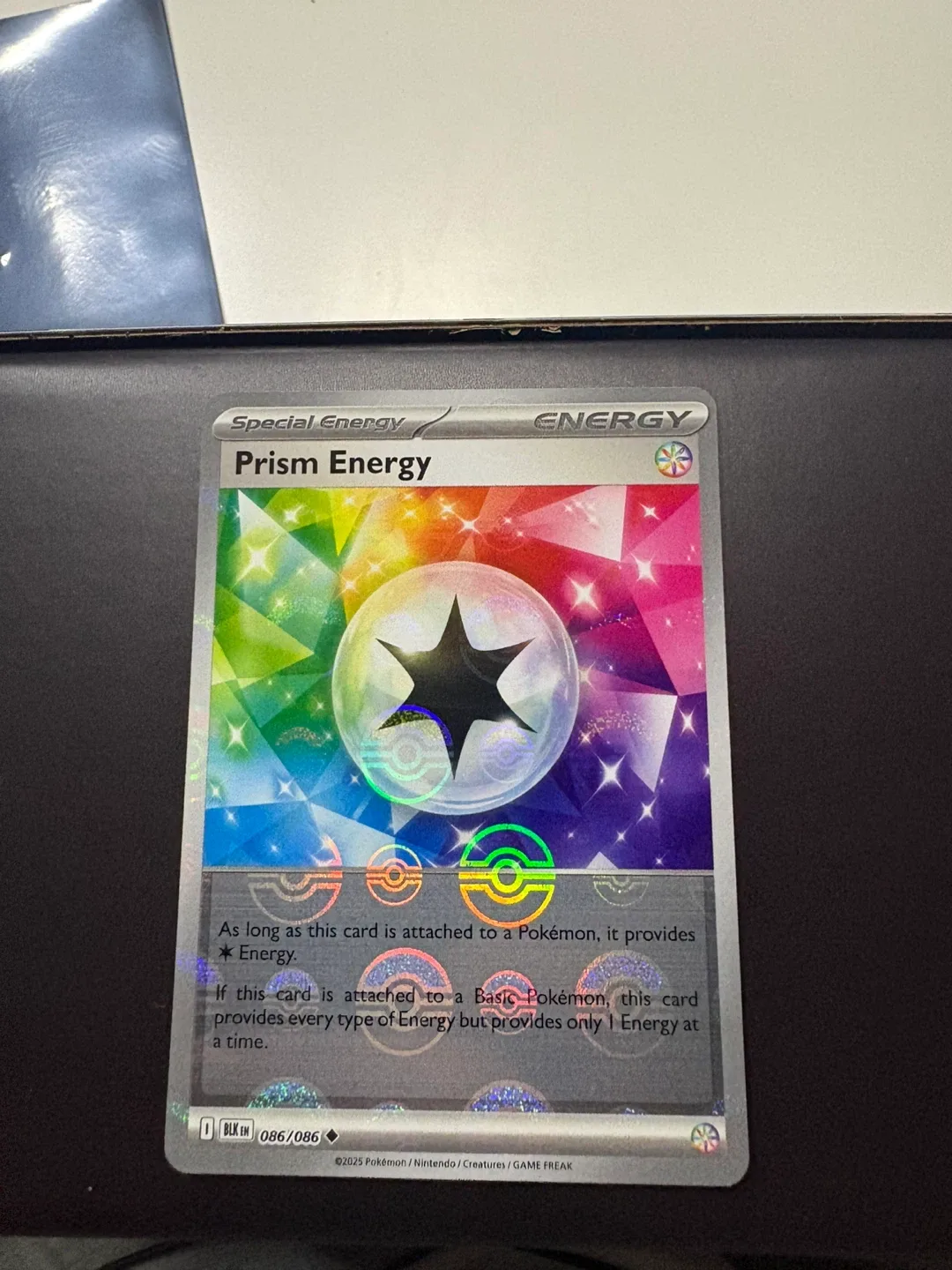 Prism Energy Pokemon card