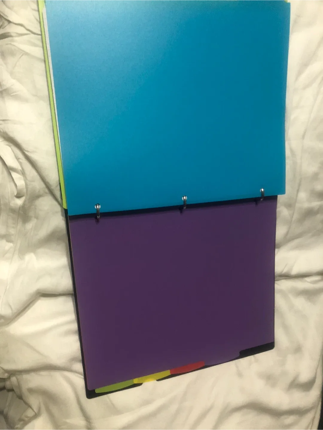 INFUN All-in-one Telescoping Binder Notebook, Refillable 3 Ring image indicator(2)