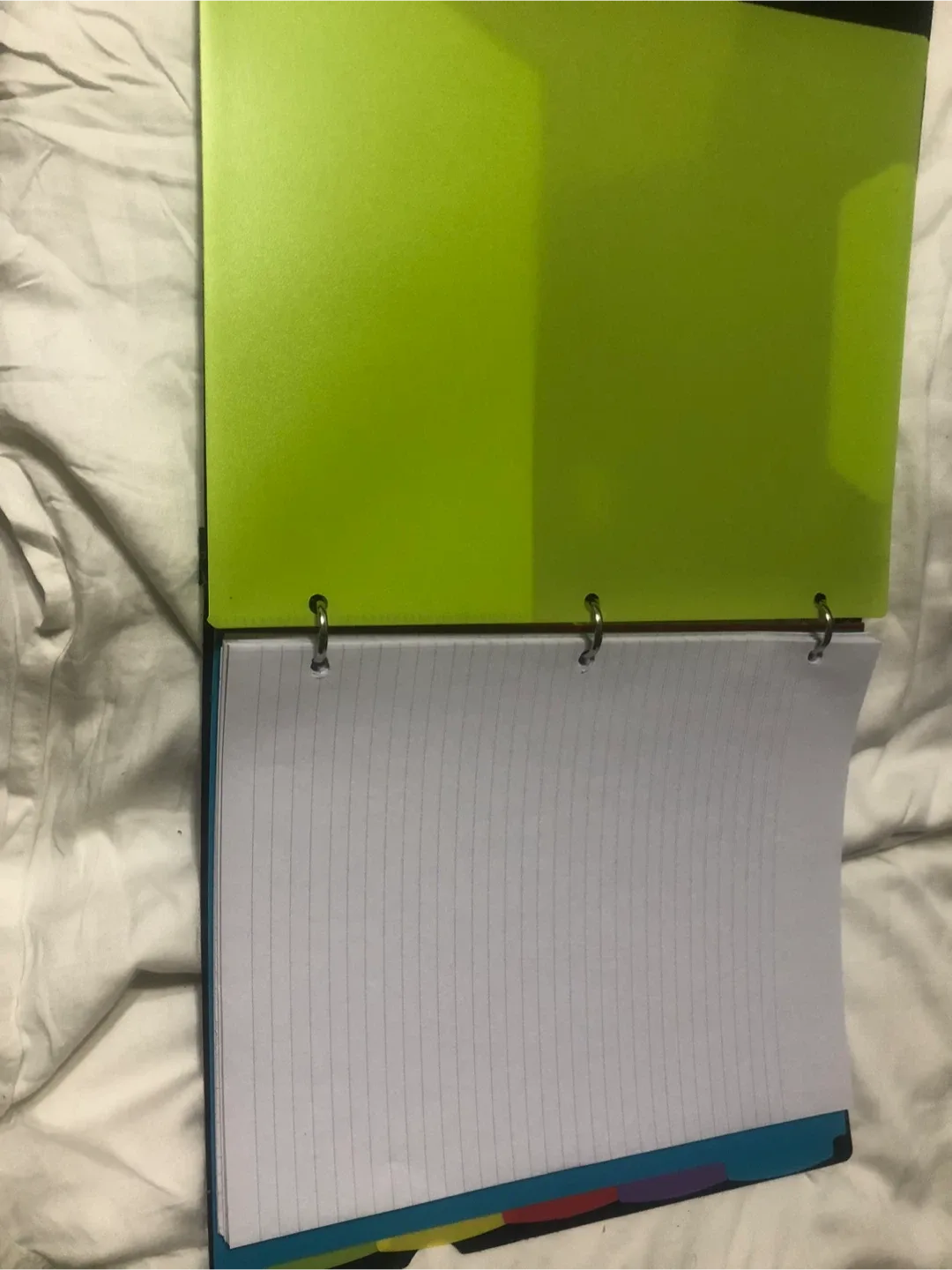 INFUN All-in-one Telescoping Binder Notebook, Refillable 3 Ring image indicator(7)