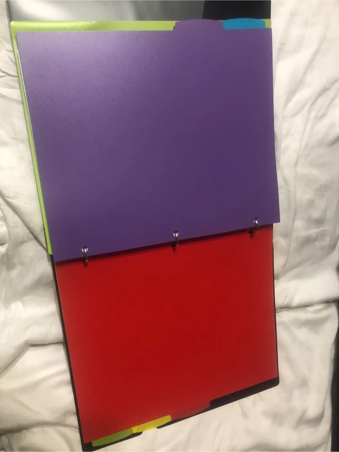 INFUN All-in-one Telescoping Binder Notebook, Refillable 3 Ring image indicator(5)