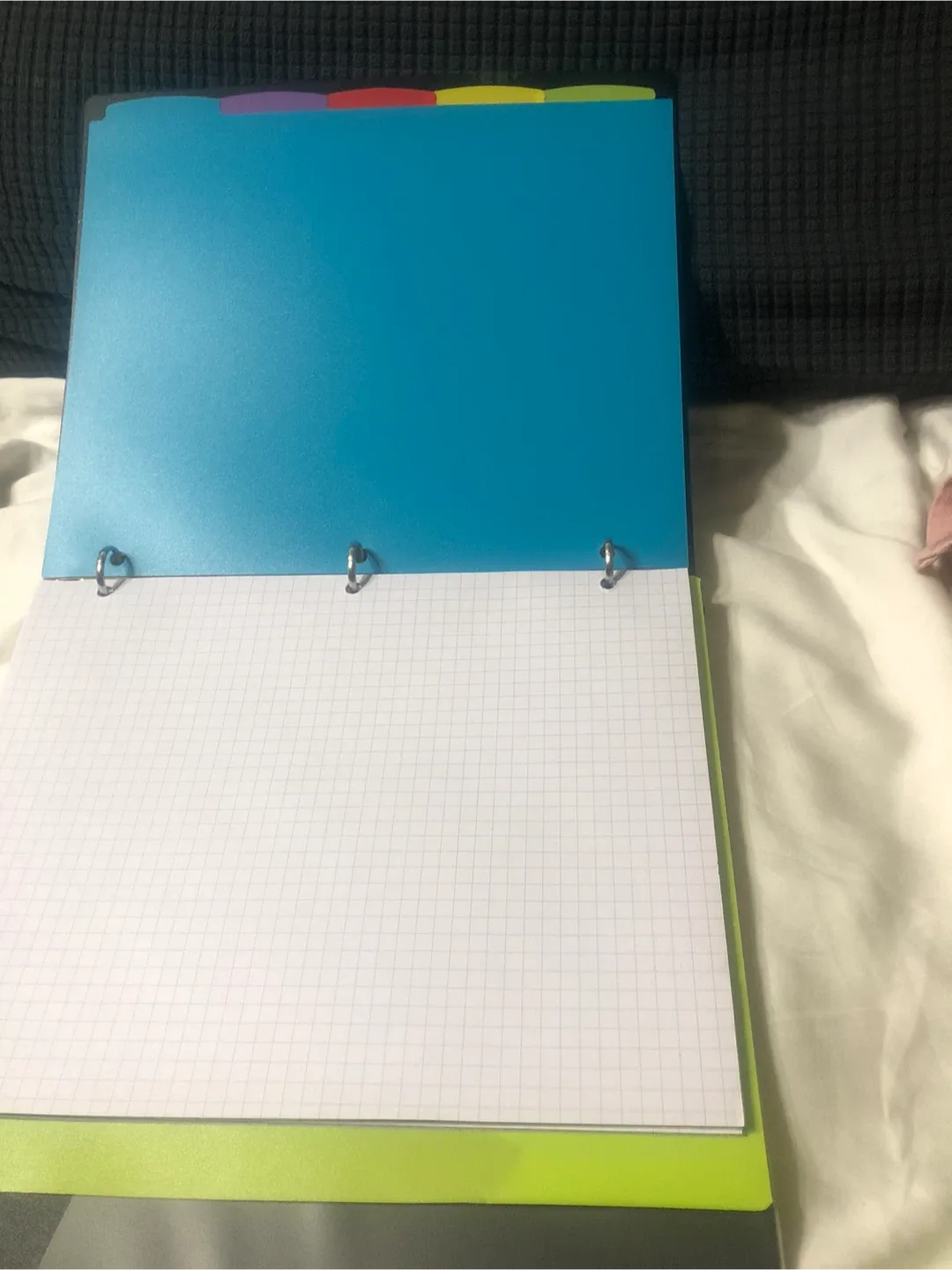 INFUN All-in-one Telescoping Binder Notebook, Refillable 3 Ring image indicator(9)