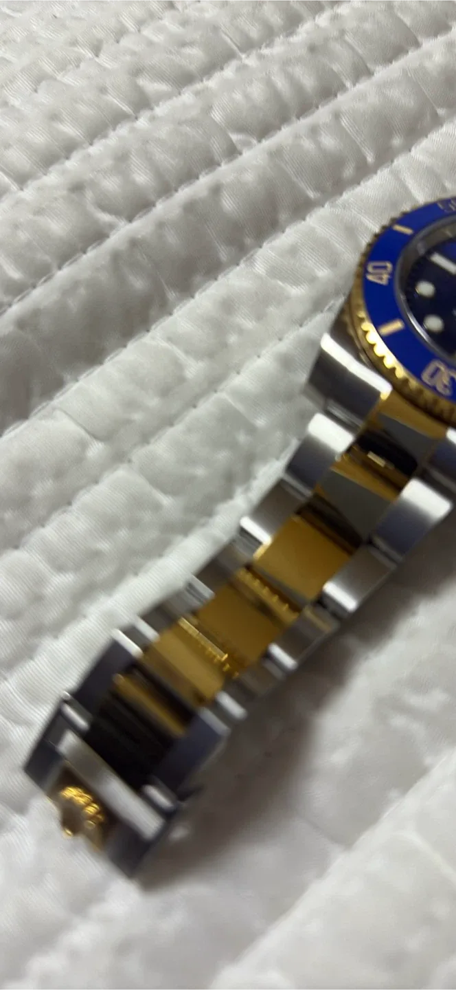 Rolex Submariner Blue Dial Two-Tone Watch image indicator(2)