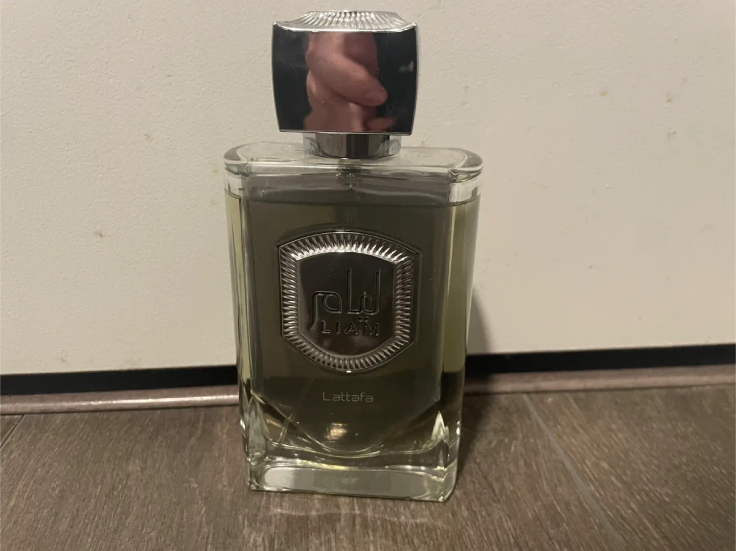 Liam Grey Lattafa Perfume EDP 100ml bottle Preowned 97% Full