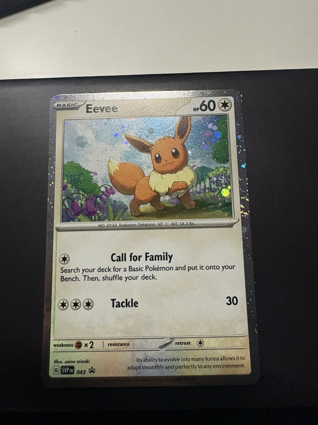 Eevee Pokemon Card