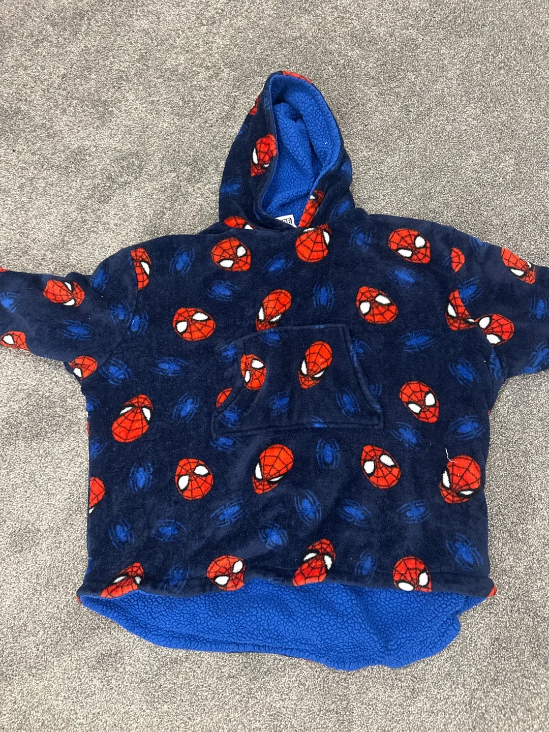 Kids Spiderman Hoodie Blanket