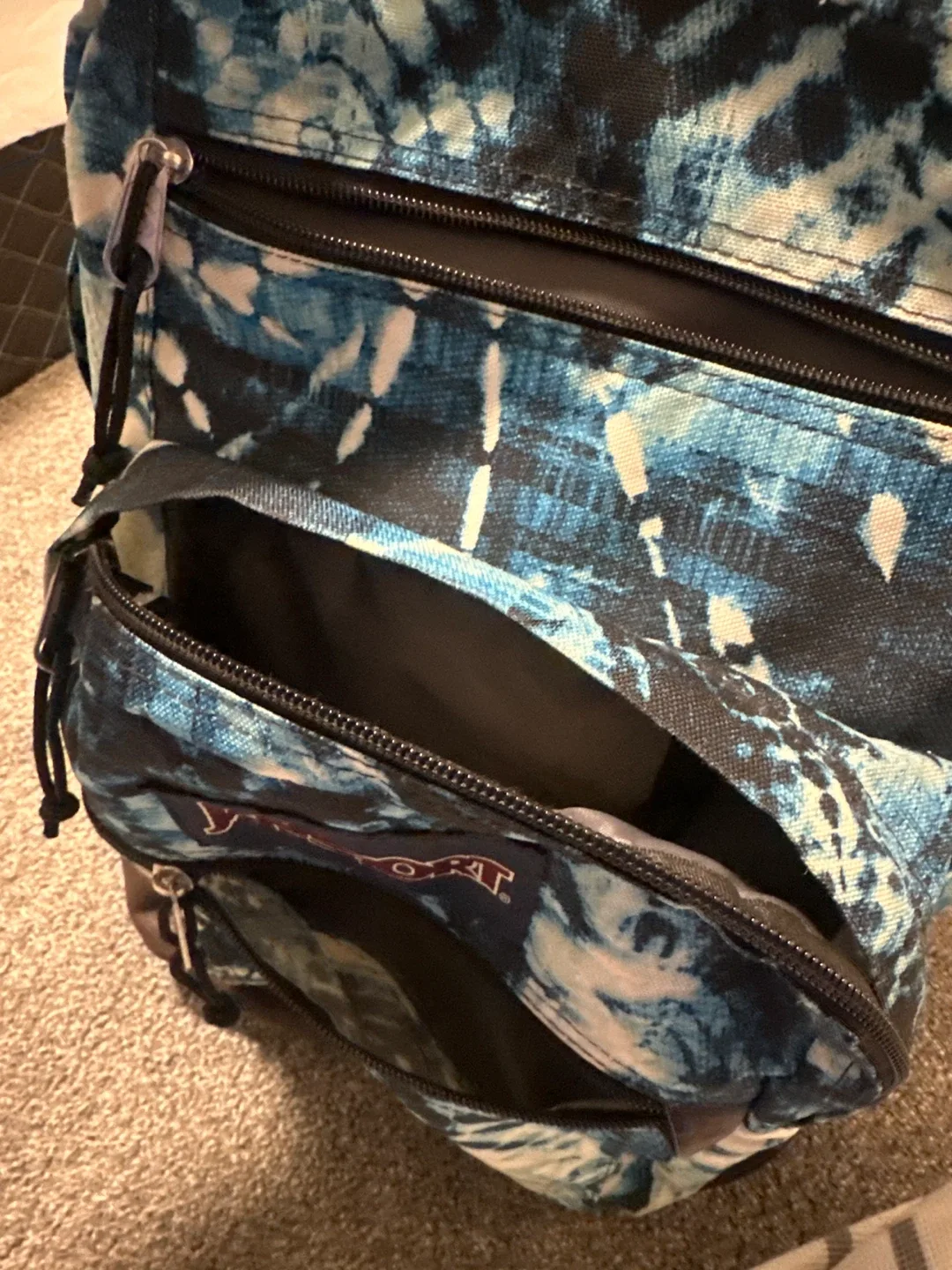 JanSport Backpack - Blue & White Pattern image indicator(3)