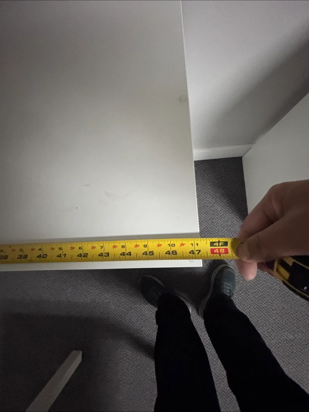 White Desk with Drawer - 47 inches wide image indicator(5)