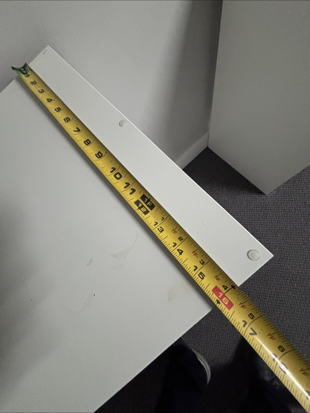 White Desk with Drawer - 47 inches wide - photo 4