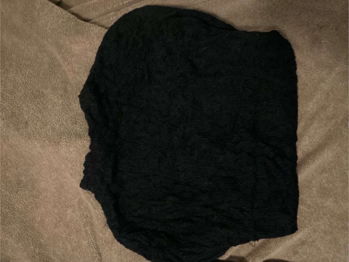 Black Long Sleeve Lacy/Sheer top