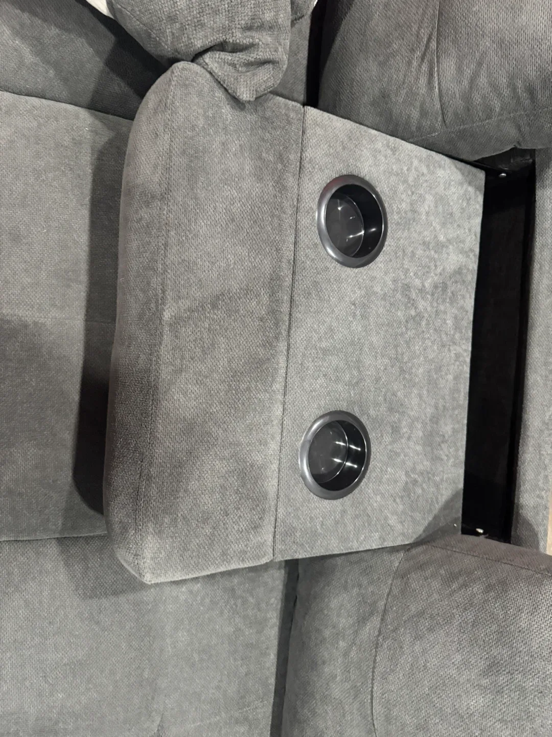 Grey Sectional Sofa with Ottoman image indicator(4)