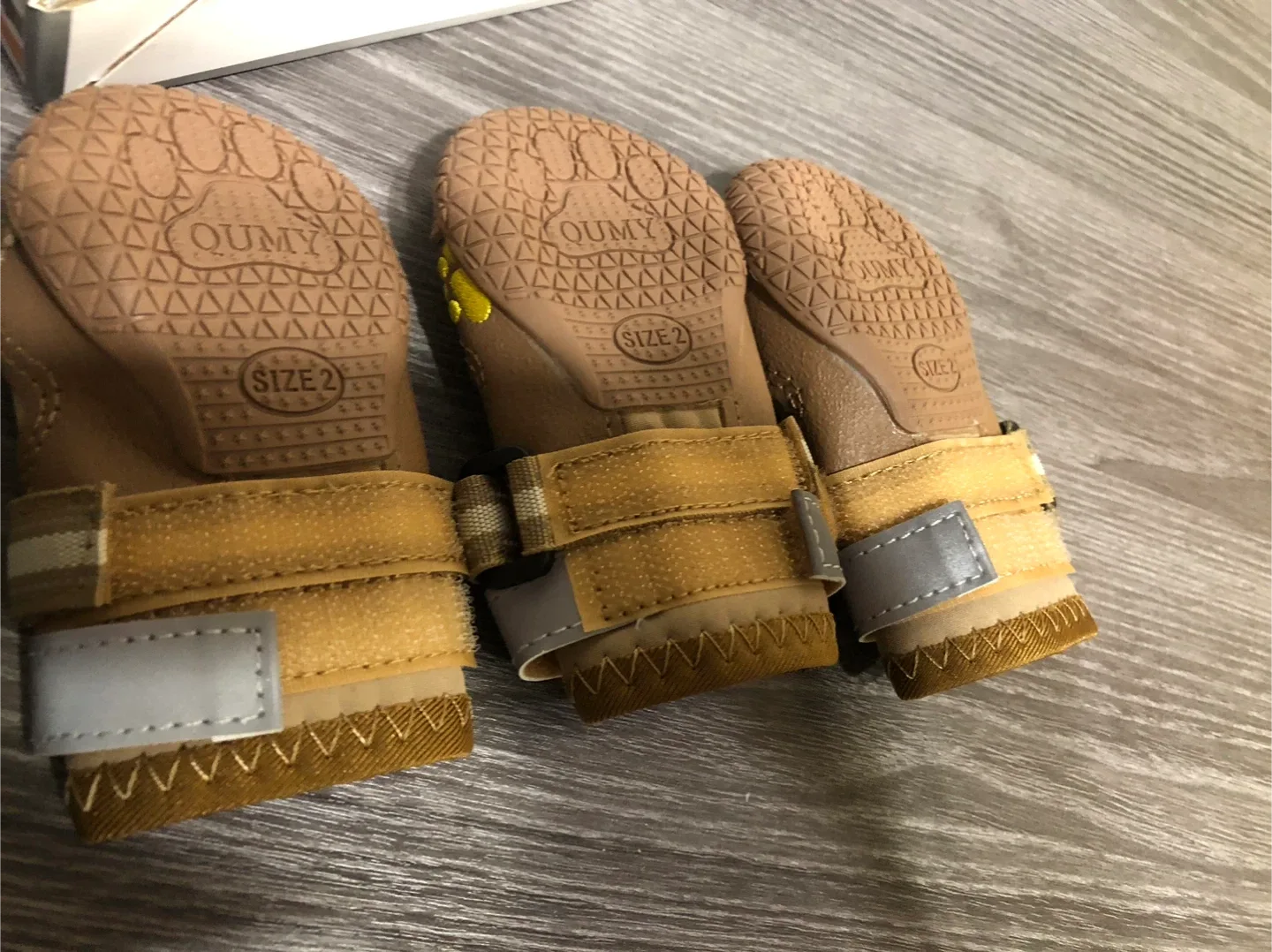 Qumy Pets Dog Boots Size 2 - Great Condition! image indicator(3)