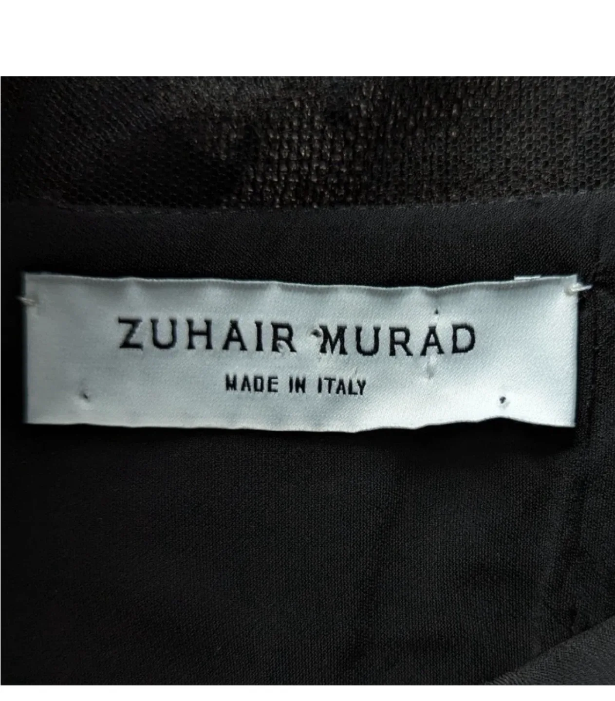 Black Zuhair Murad Lace Overlay Cocktail Dress image indicator(4)