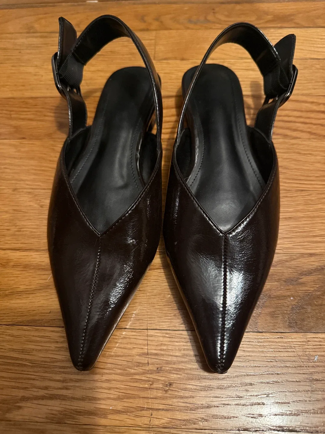 Black Slingback flats- Size 7