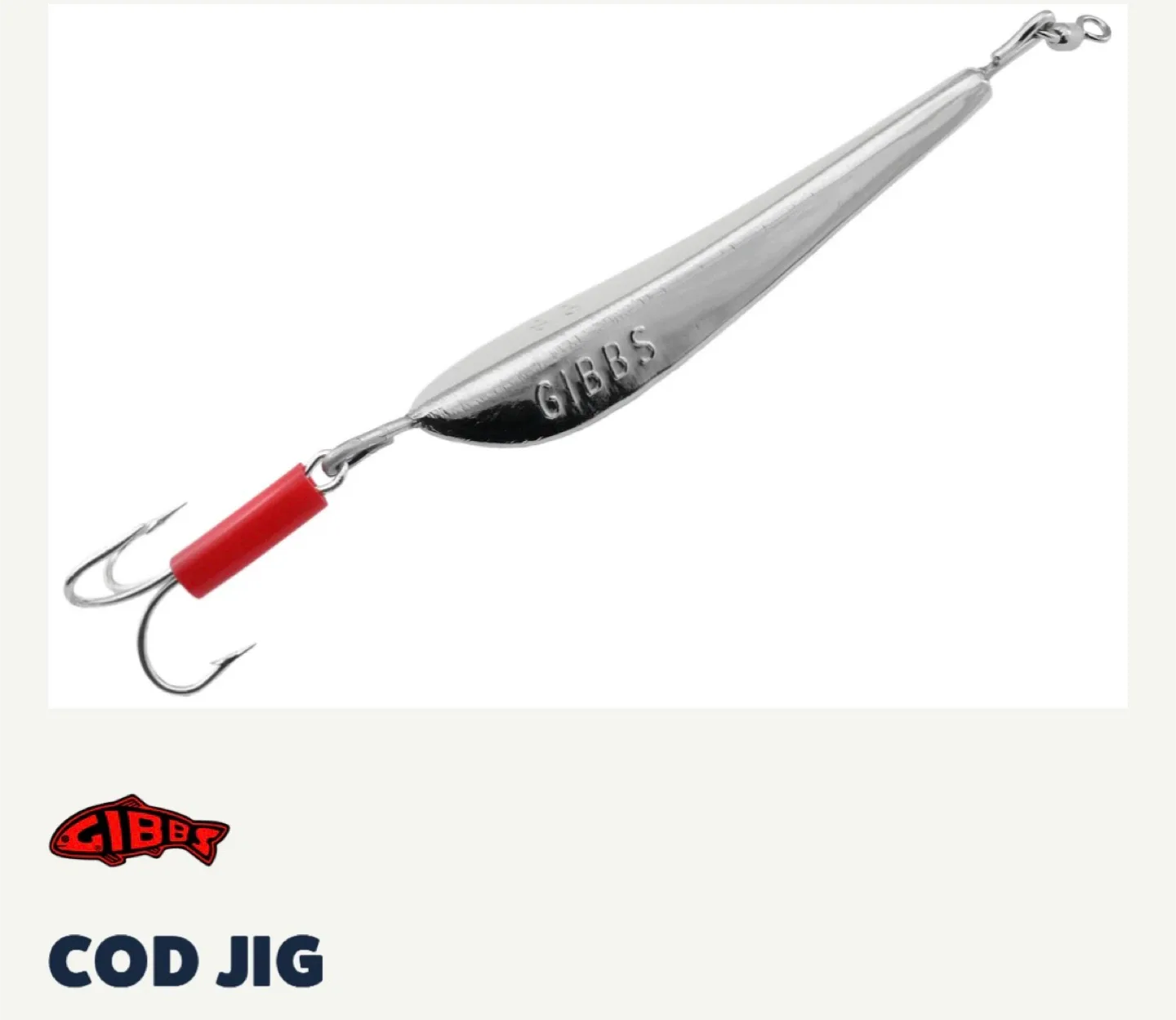 Gibbs Cod Jig Fishing Lure