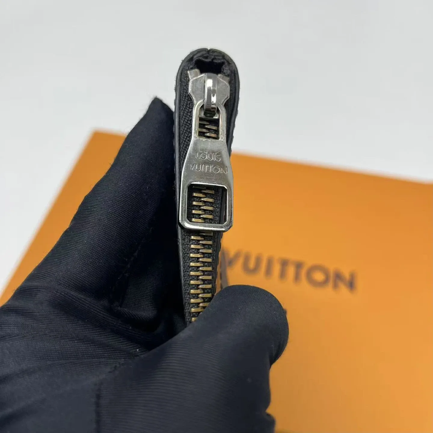 Louis Vuitton Black Monogram Eclipse Pochette Voyage MM image indicator(5)