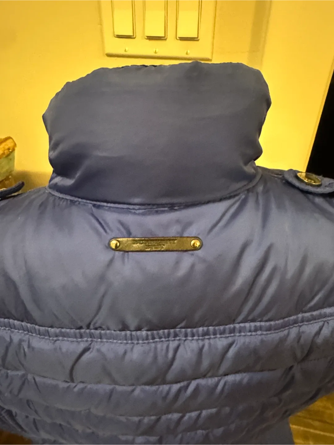 Burberry brit blue down vest image indicator(6)