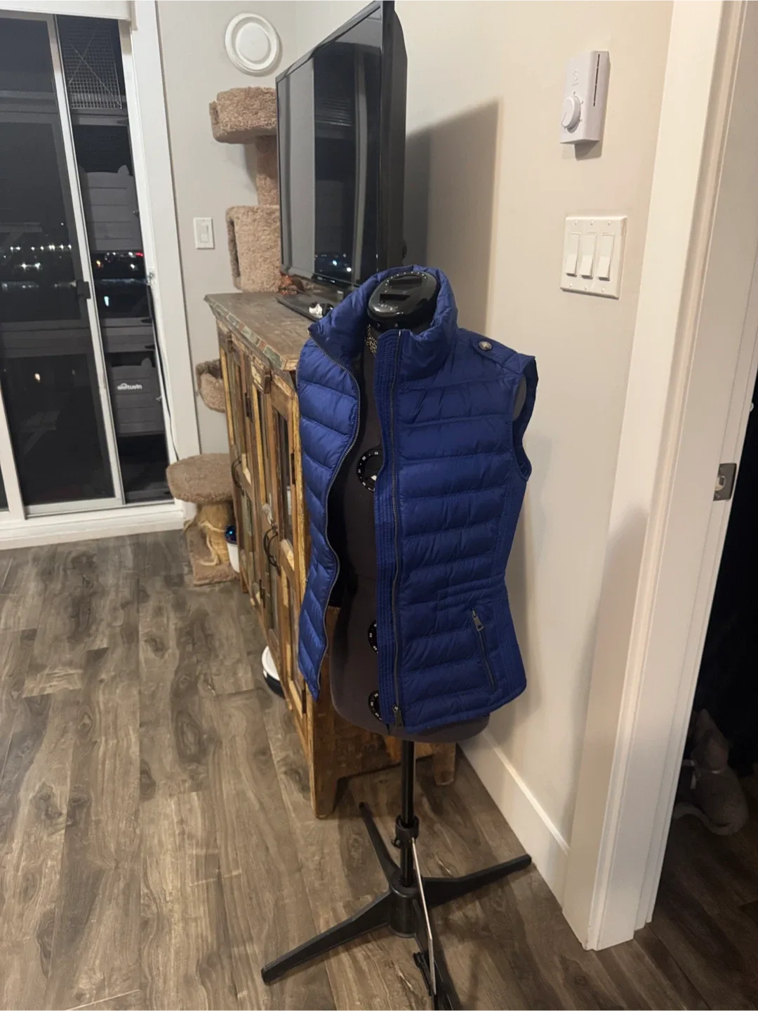 Burberry brit blue down vest image indicator(4)