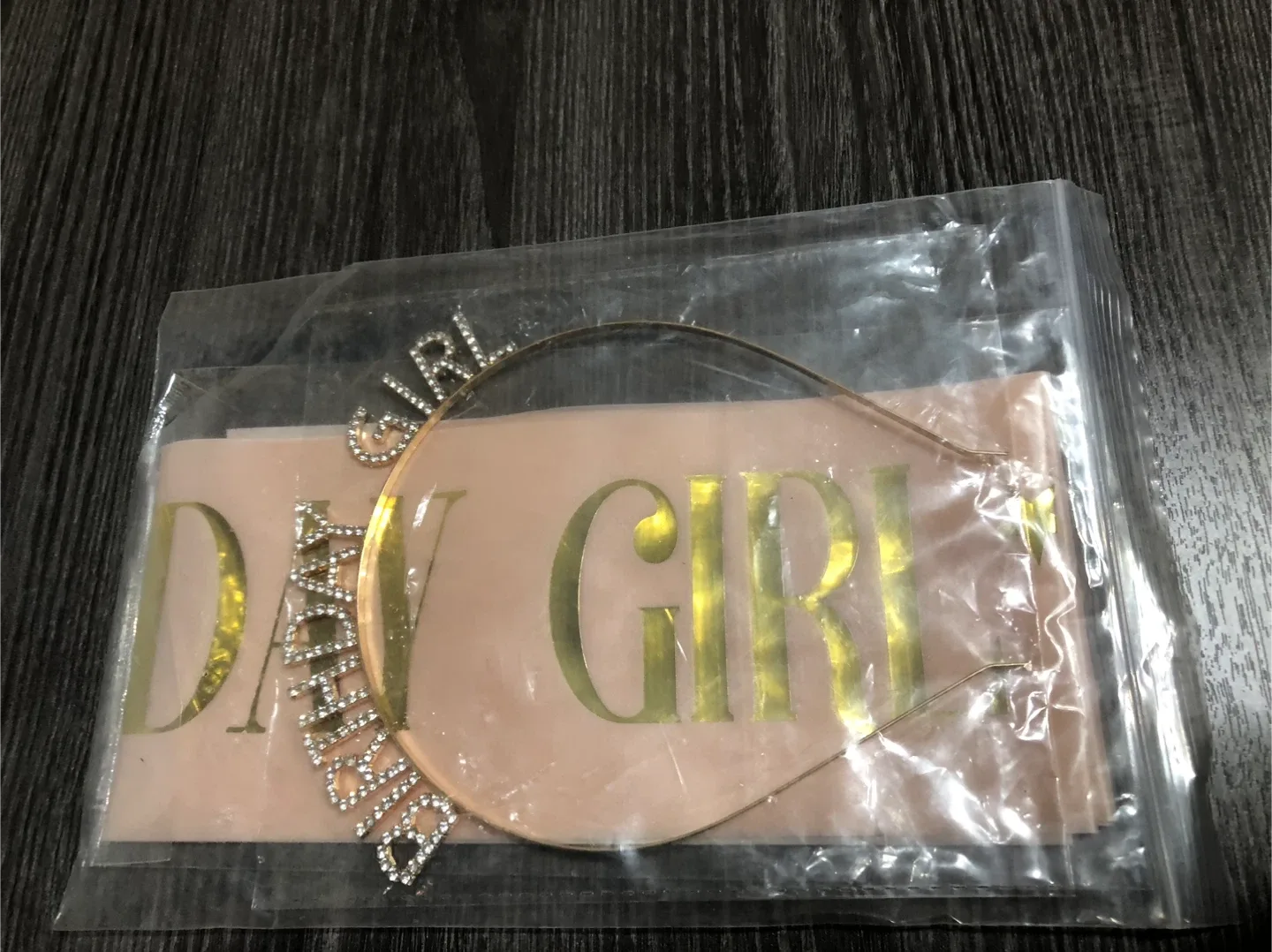 Birthday Crown & Sash Set - New in Package!