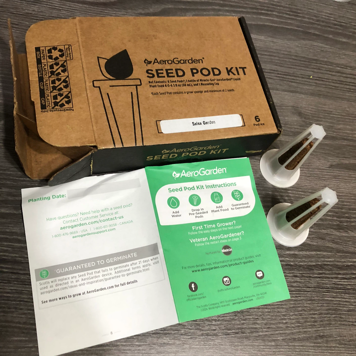 New-AeroGarden Seed Pod Kit - Salsa Garden (6 Pod Kit) - photo 5