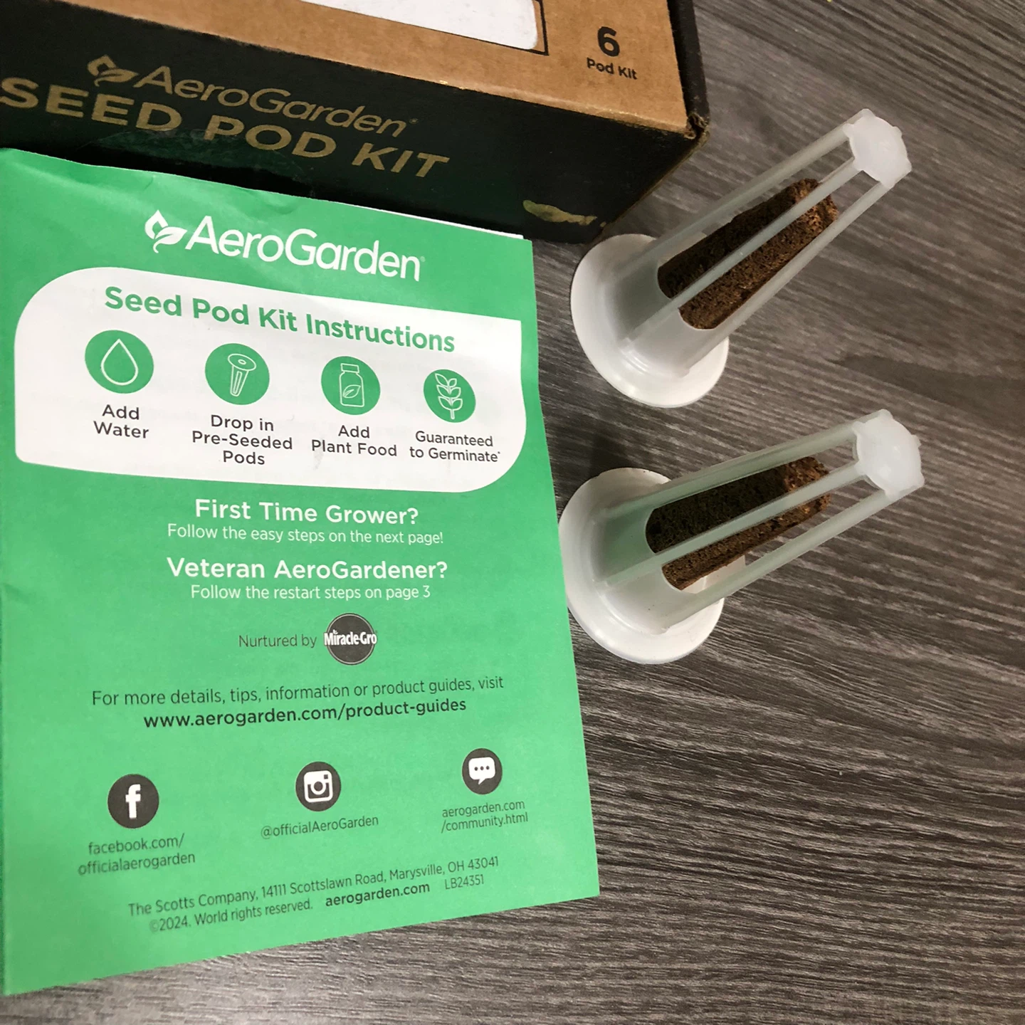 New-AeroGarden Seed Pod Kit - Salsa Garden (6 Pod Kit) - photo 2