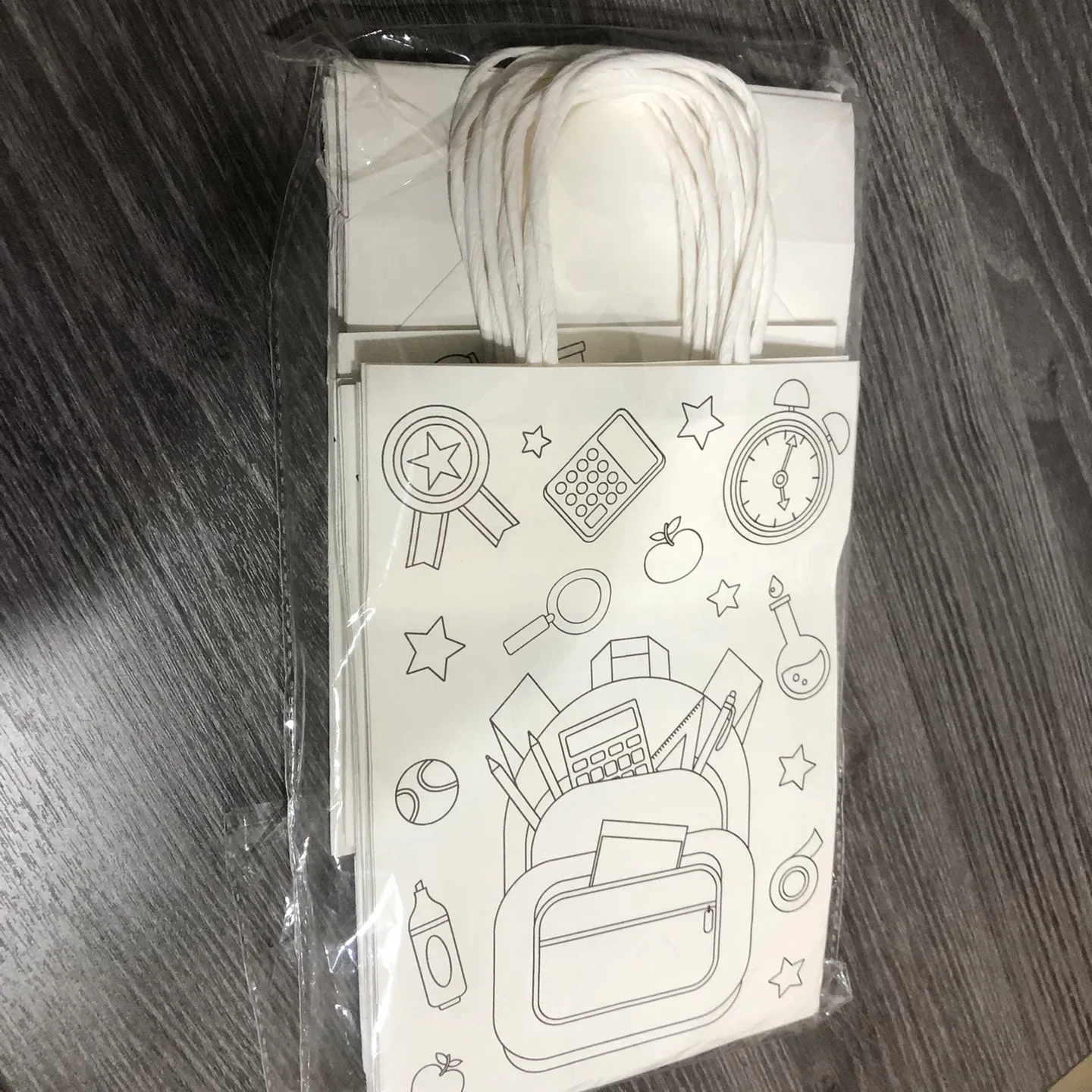 DIY Colouring Paper Gift Bags