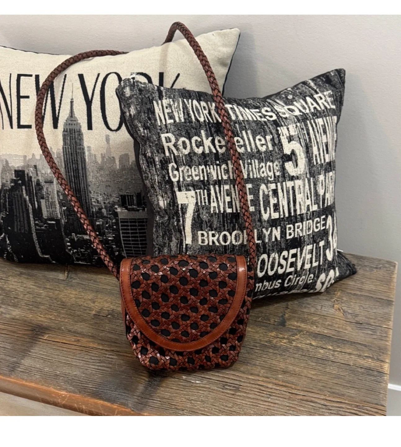 Liz claiborne vintage Brown Woven Women's Bag