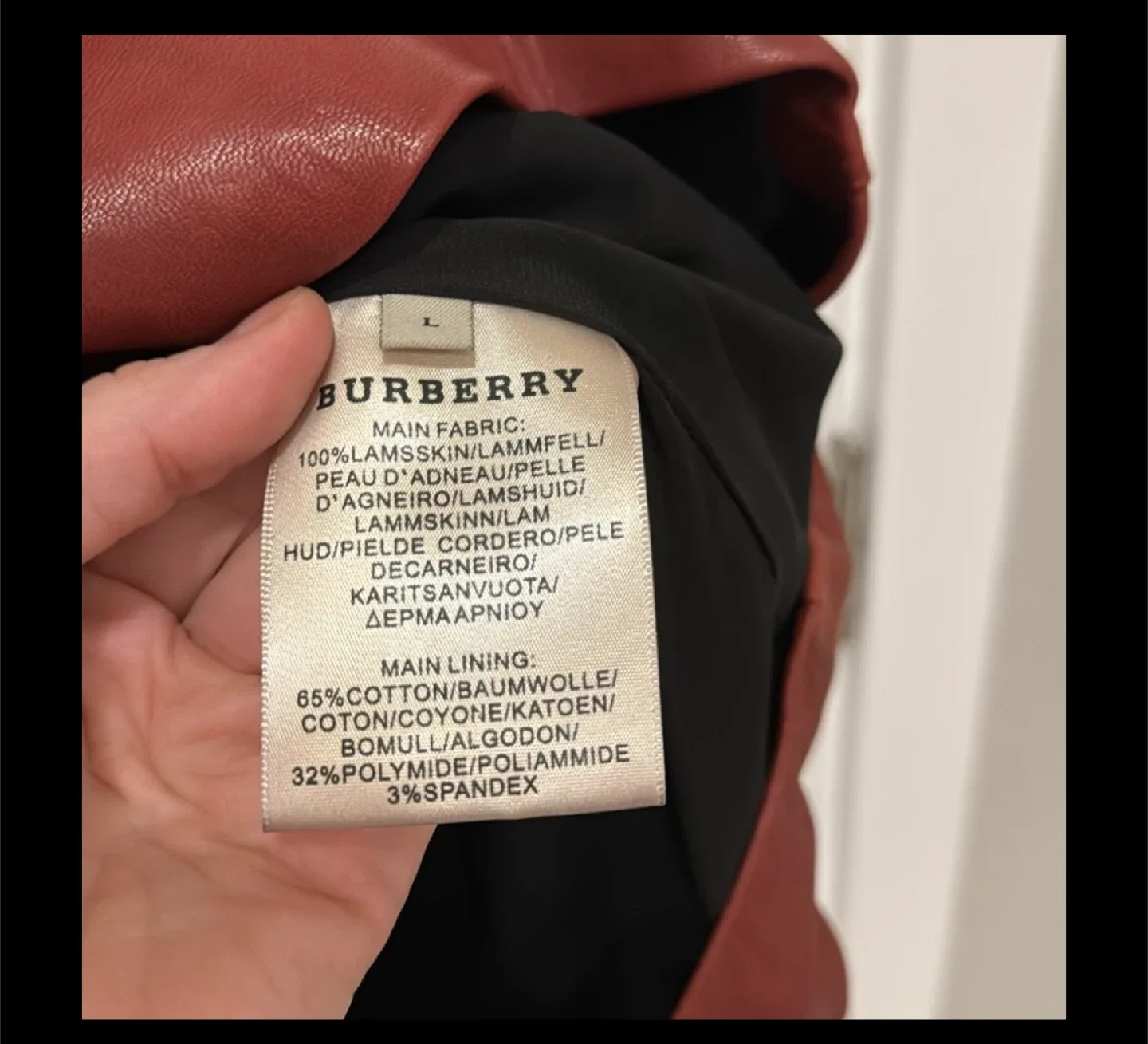 lambskin brown short sleeve shirt dress - sz large (fits size 4 image indicator(6)