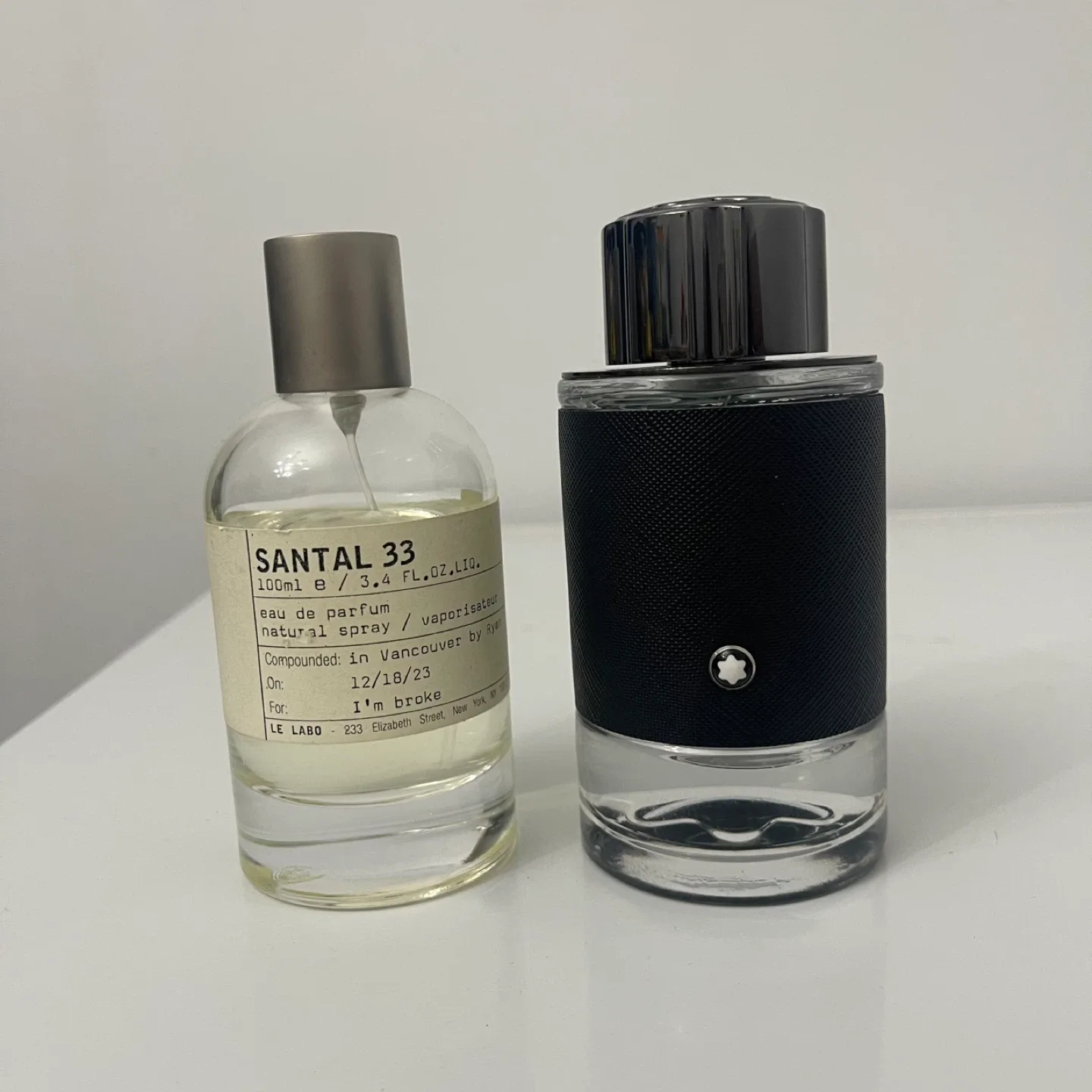 Le Labo Santal 33 & Montblanc Explorer