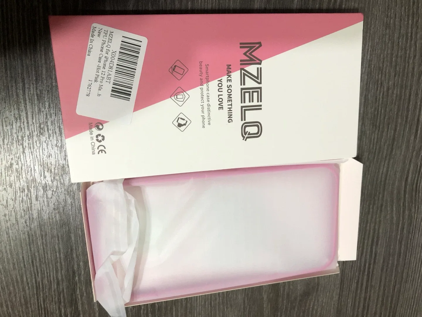 New MZELQ iPhone 12 Pro Max Case - Hot Pink image indicator(4)