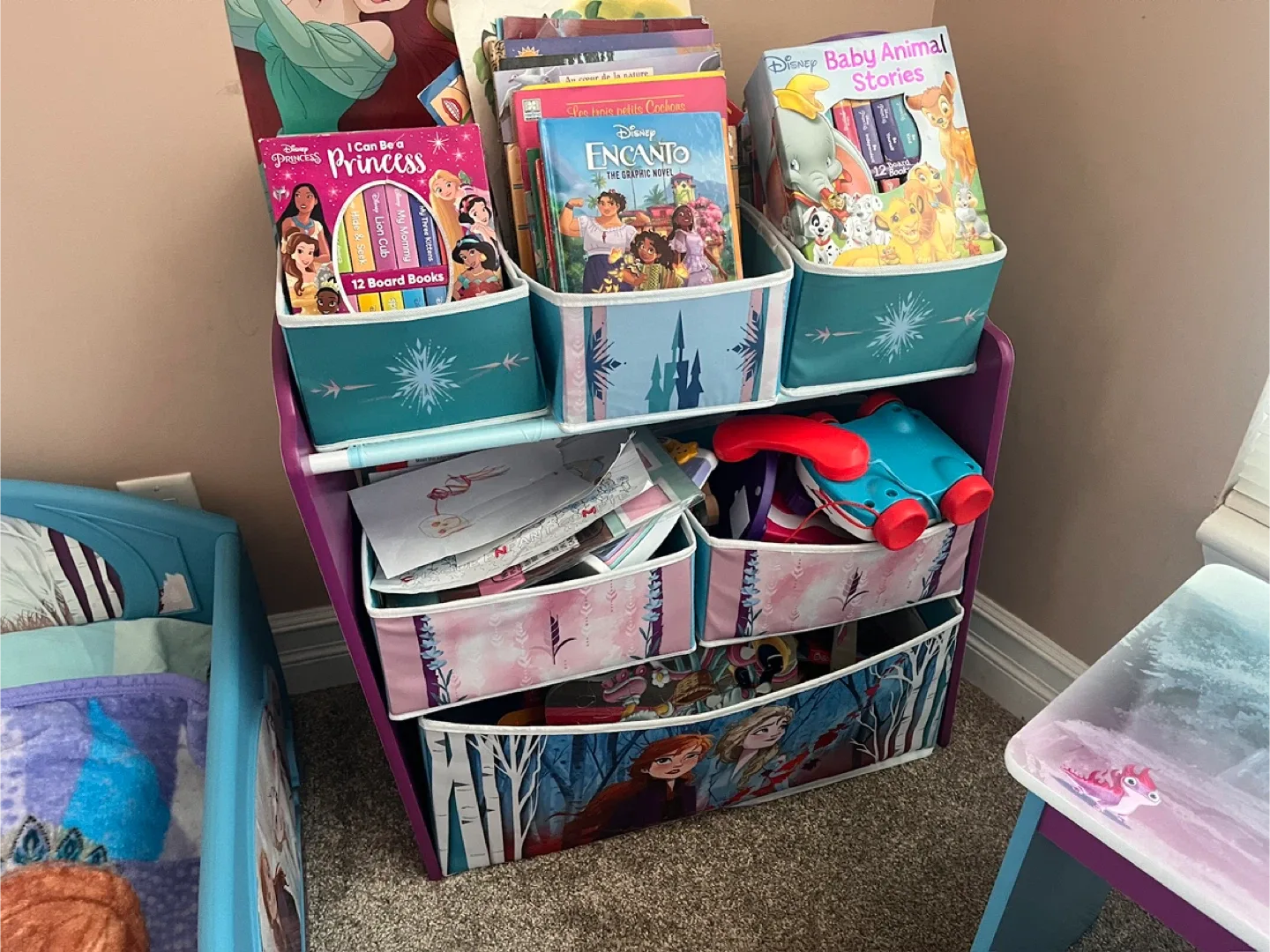 Forzen II Toddler bed room 4 piece