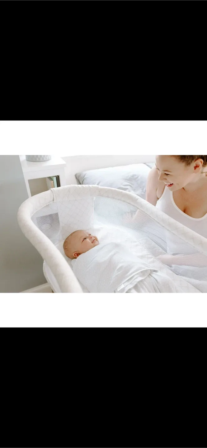 Rotating Baby Bed - Sleep Sounds, Night Light, Soft Vibration image indicator(10)