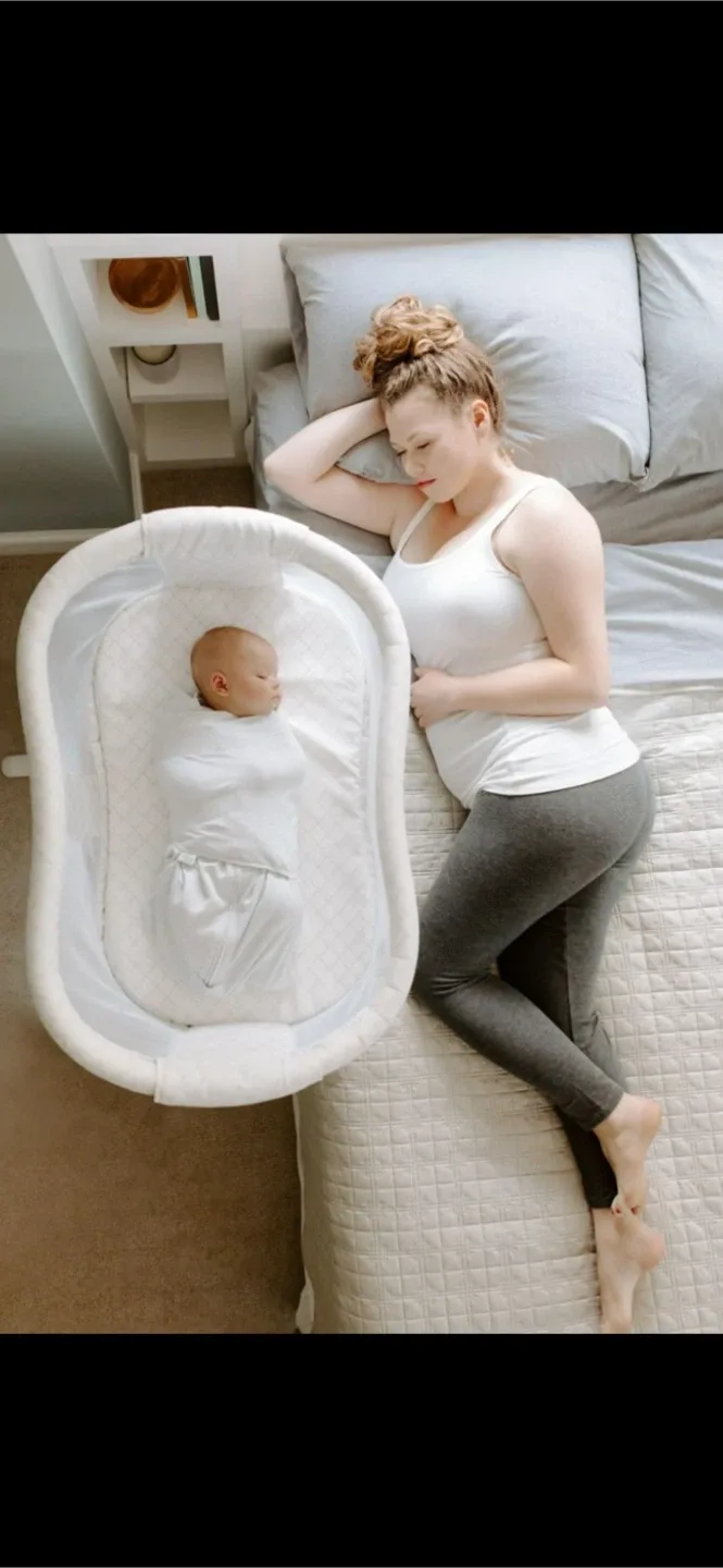 Rotating Baby Bed - Sleep Sounds, Night Light, Soft Vibration image indicator(8)