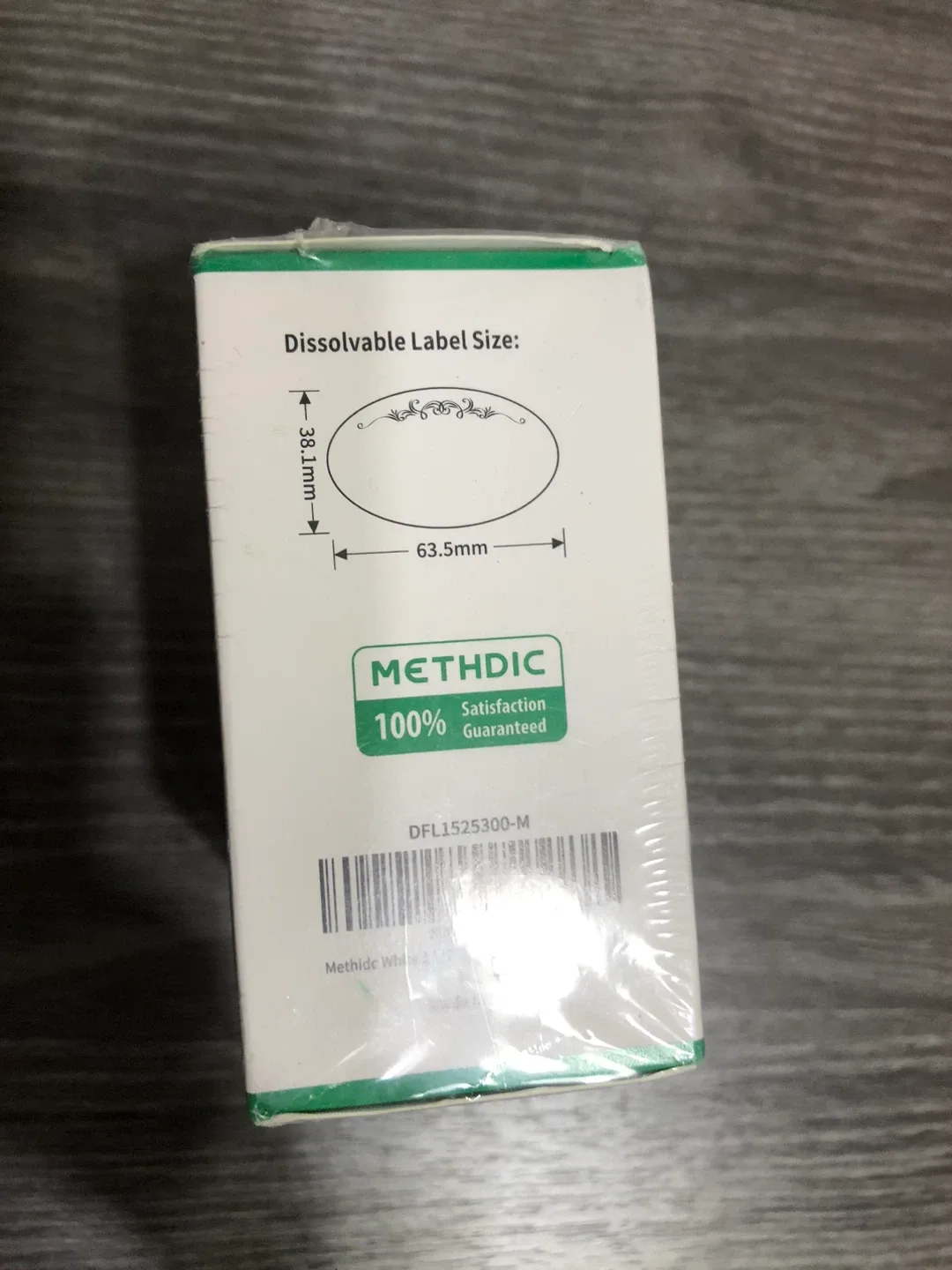 New METHDIC Dissolvable Food Container Labels - 300 Stickers image indicator(6)