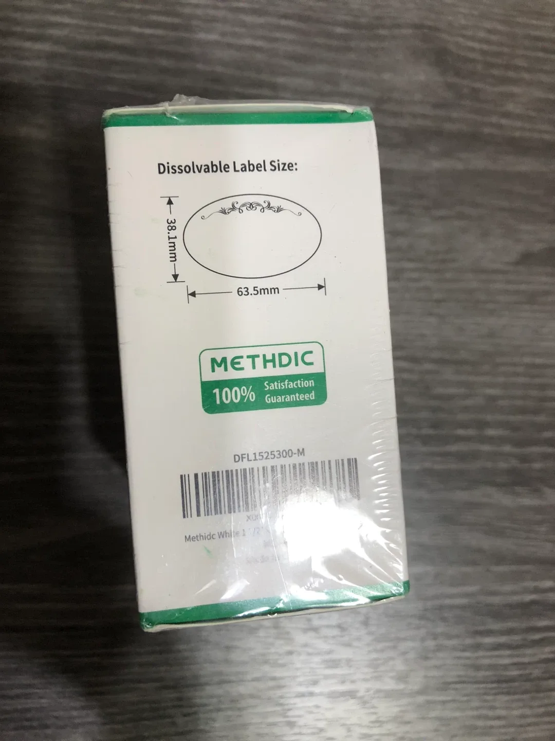 New METHDIC Dissolvable Food Container Labels - 300 Stickers image indicator(5)